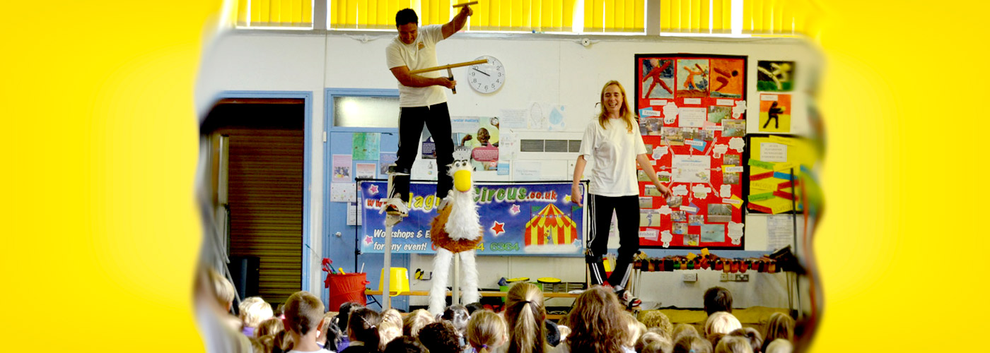 Circus skills show by Magical Circus.