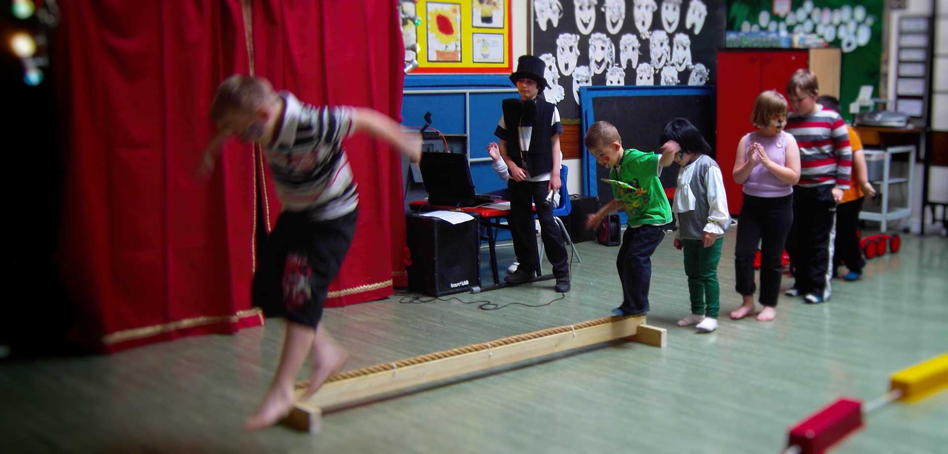 Magical Circus workshops for schools.
